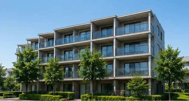 賃貸管理を受託しているマンションの外観
